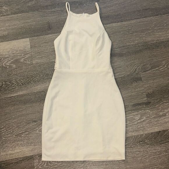 B.Darlin womens size 5/6 white dress - Picture 1 of 6